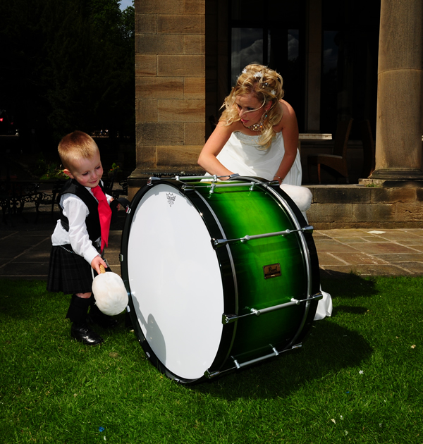 Bride and drum